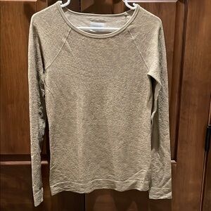 Athleta Tan Long Sleeve Top